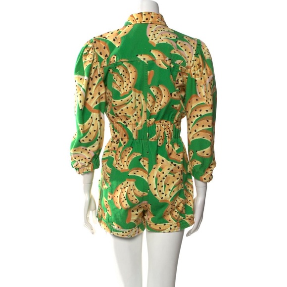 Farm Rio - Raining Bananas Twill Romper - Picture 3 of 3